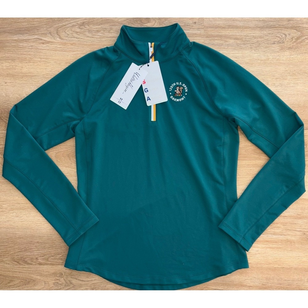 NWT Women's Walter Hagen 125th US Open Oakmont Golf Pullover - Medium - Green